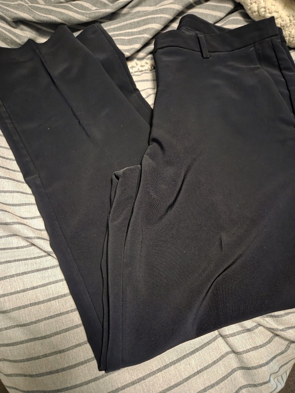 Kenar Black Dress Pants - Classic Straight Fit Size 6